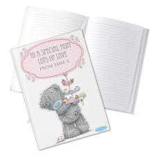 Personalised Me To You Bear Cupcake Hard Back A5 Notebook